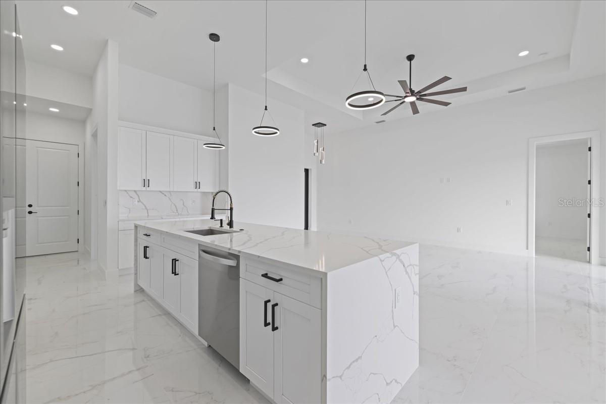 KITCHEN- PHOTO OF A COMPLETED MODEL