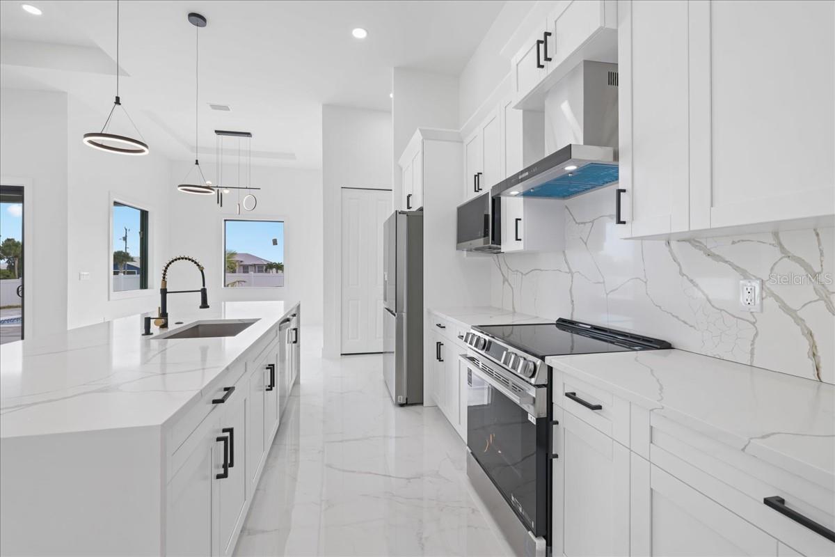 KITCHEN- PHOTO OF A COMPLETED MODEL