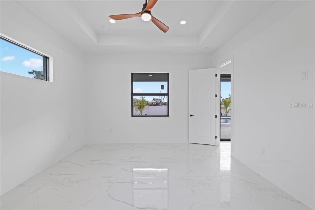 PRIMARY BEDROOM- PHOTO OF A COMPLETED MODEL