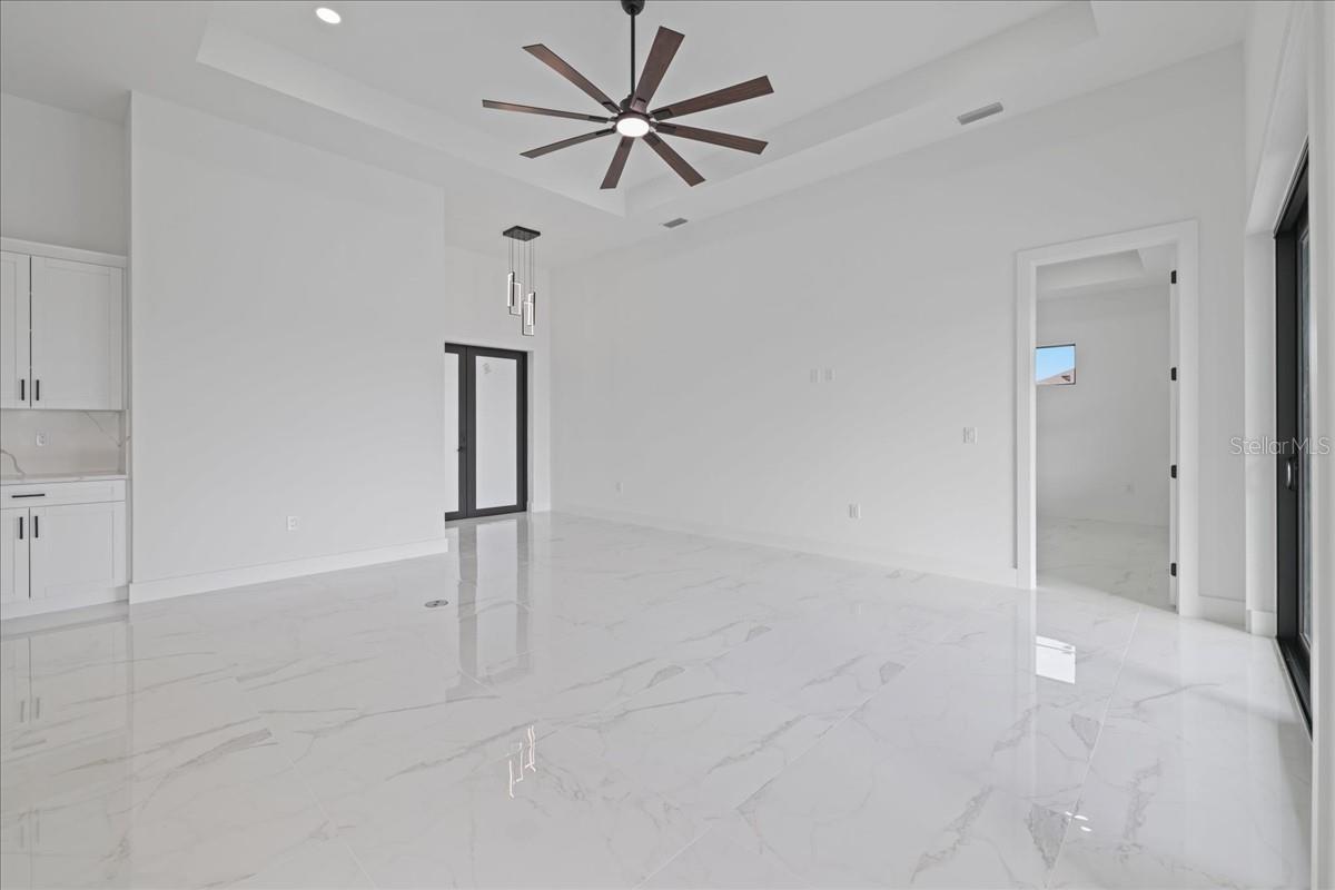 LIVING ROOM- PHOTO OF A COMPLETED MODEL