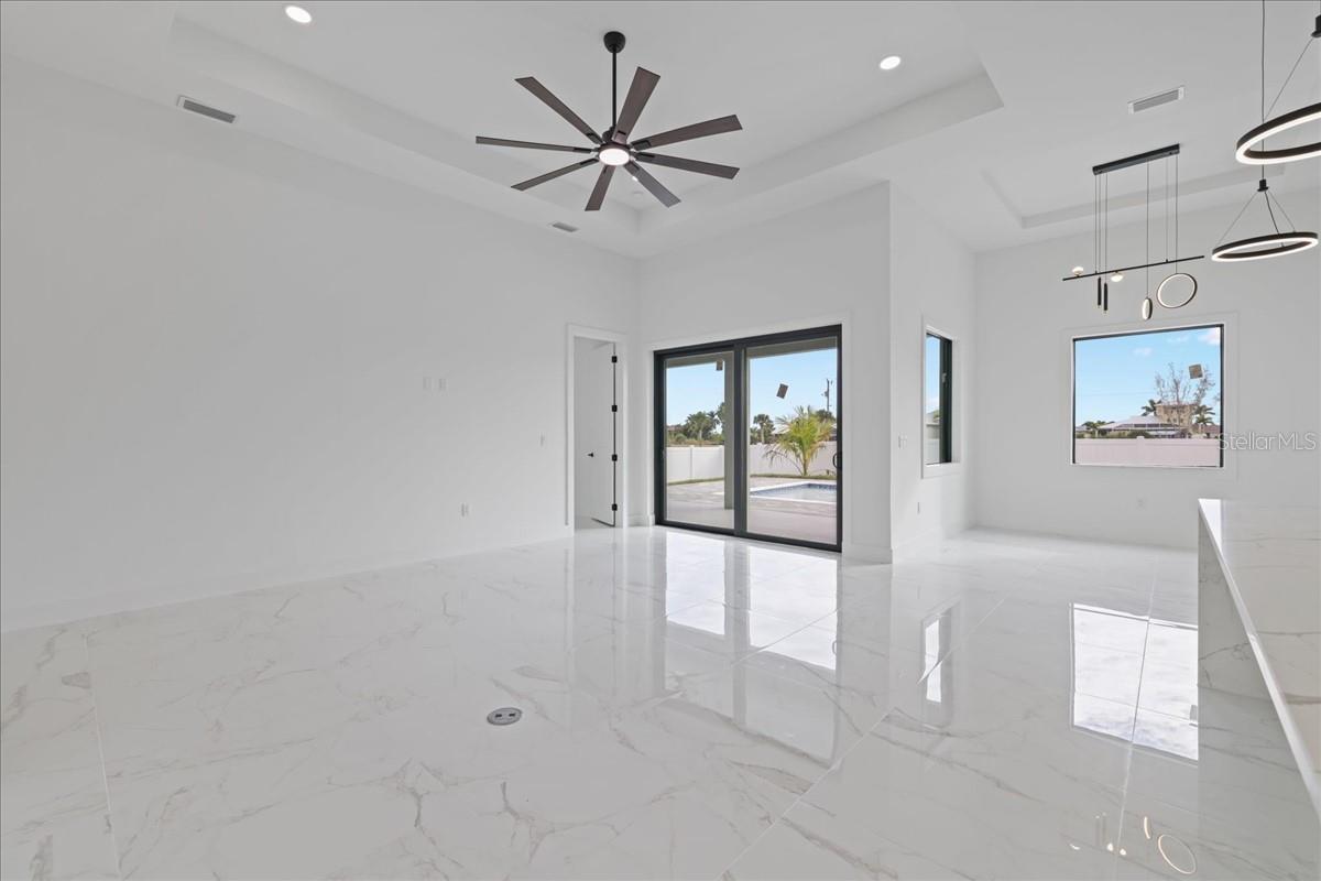 LIVING ROOM- PHOTO OF A COMPLETED MODEL