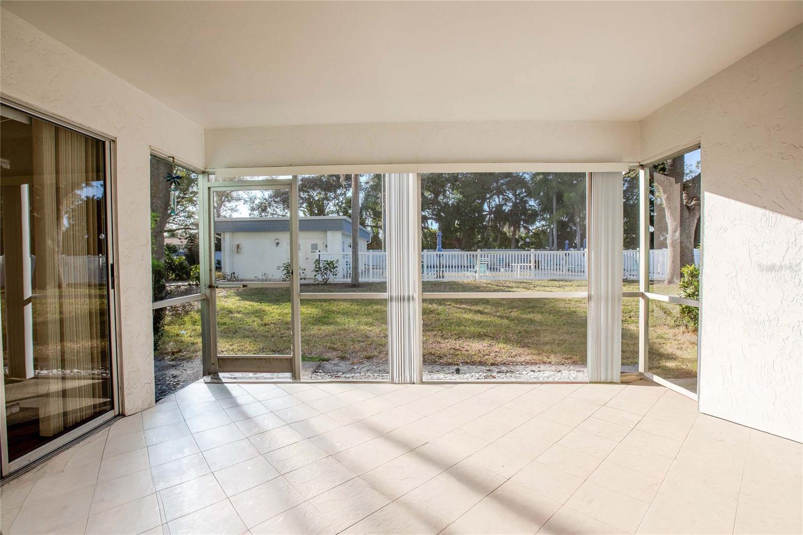 enclosed covered patio