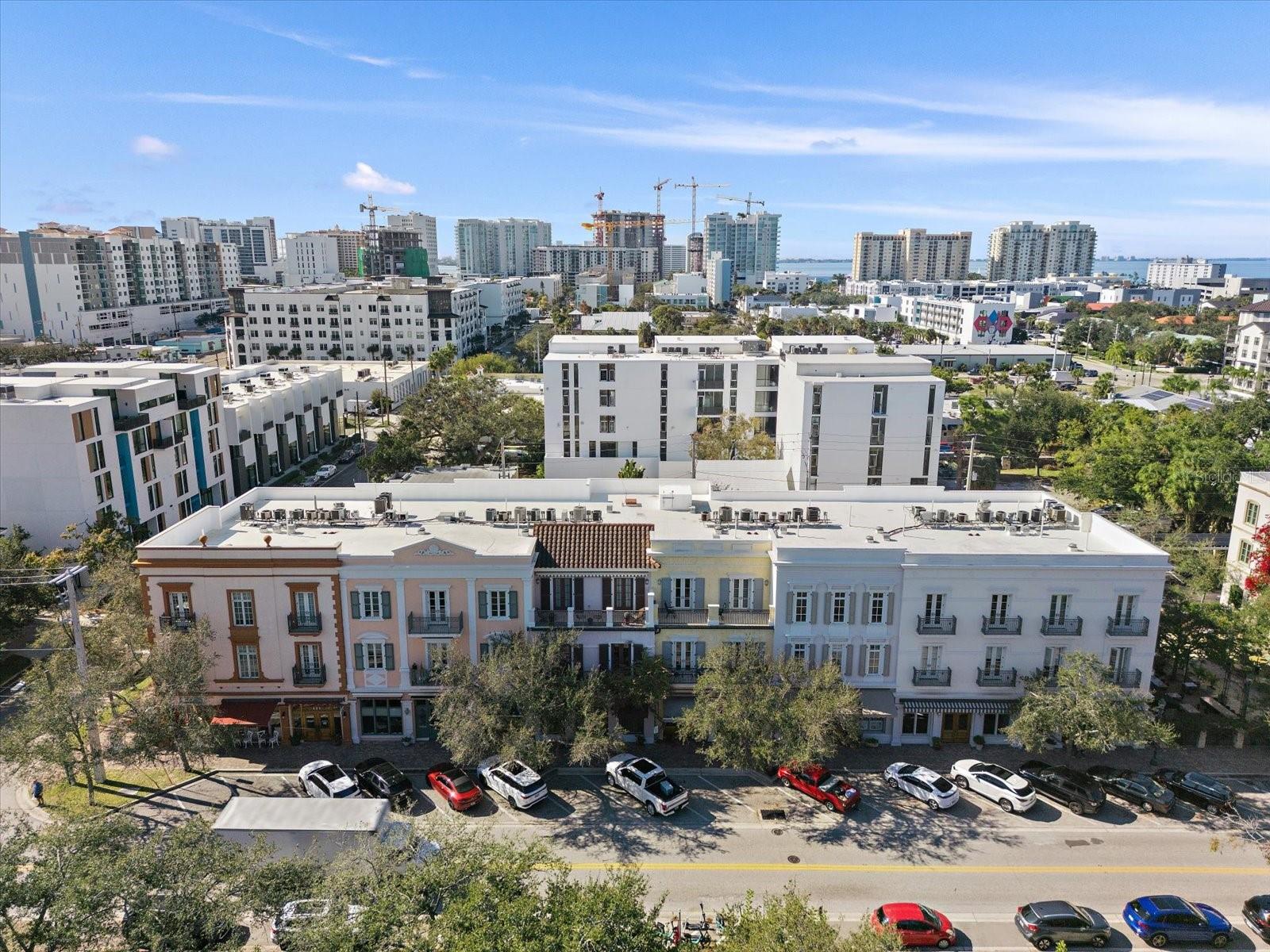 Aerial View and street view of Citrus Square