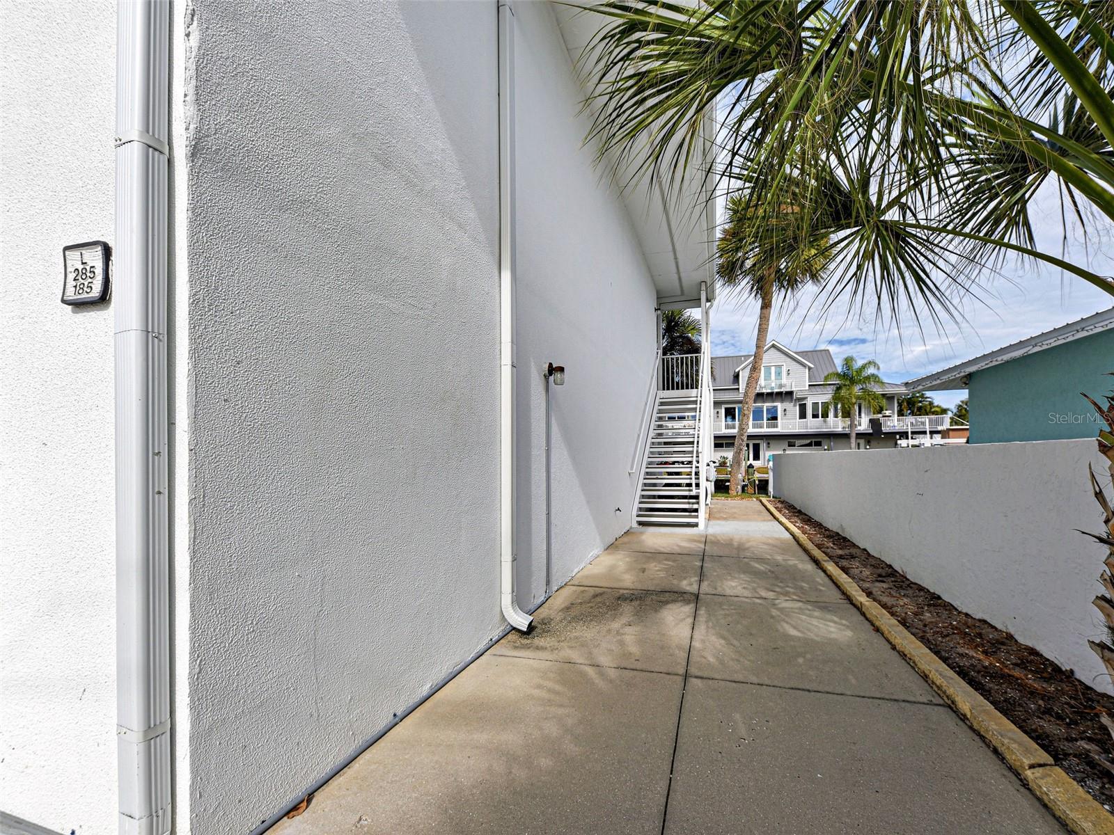walkway to steps