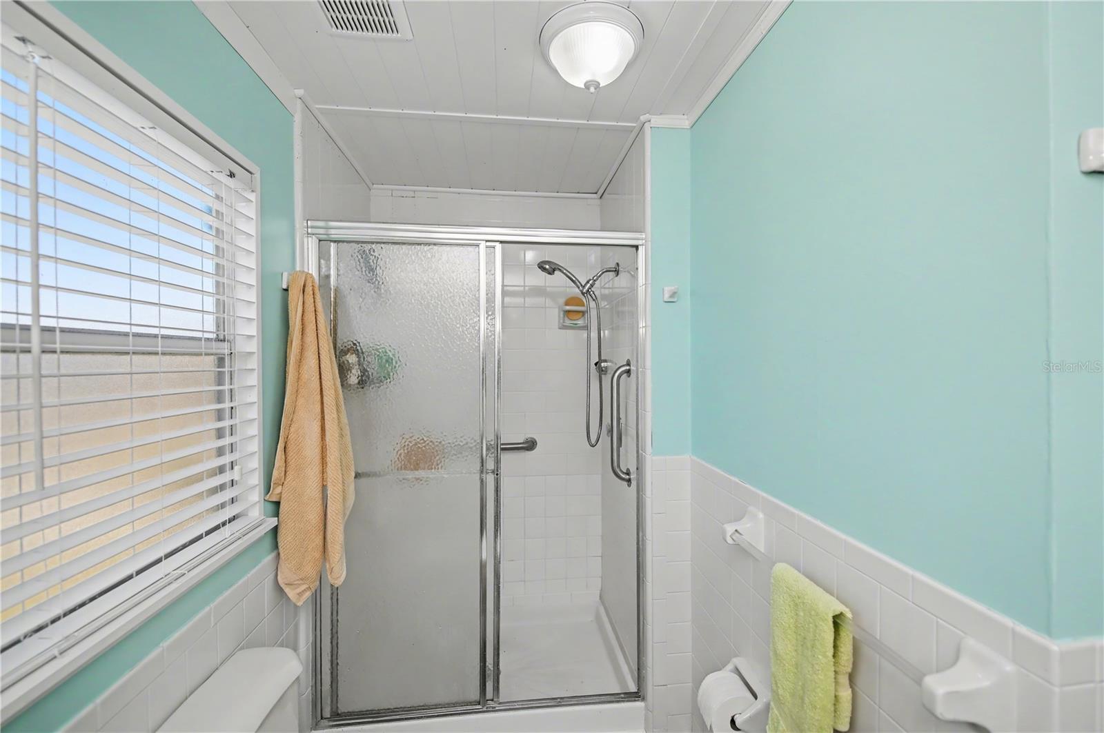 Walk in shower