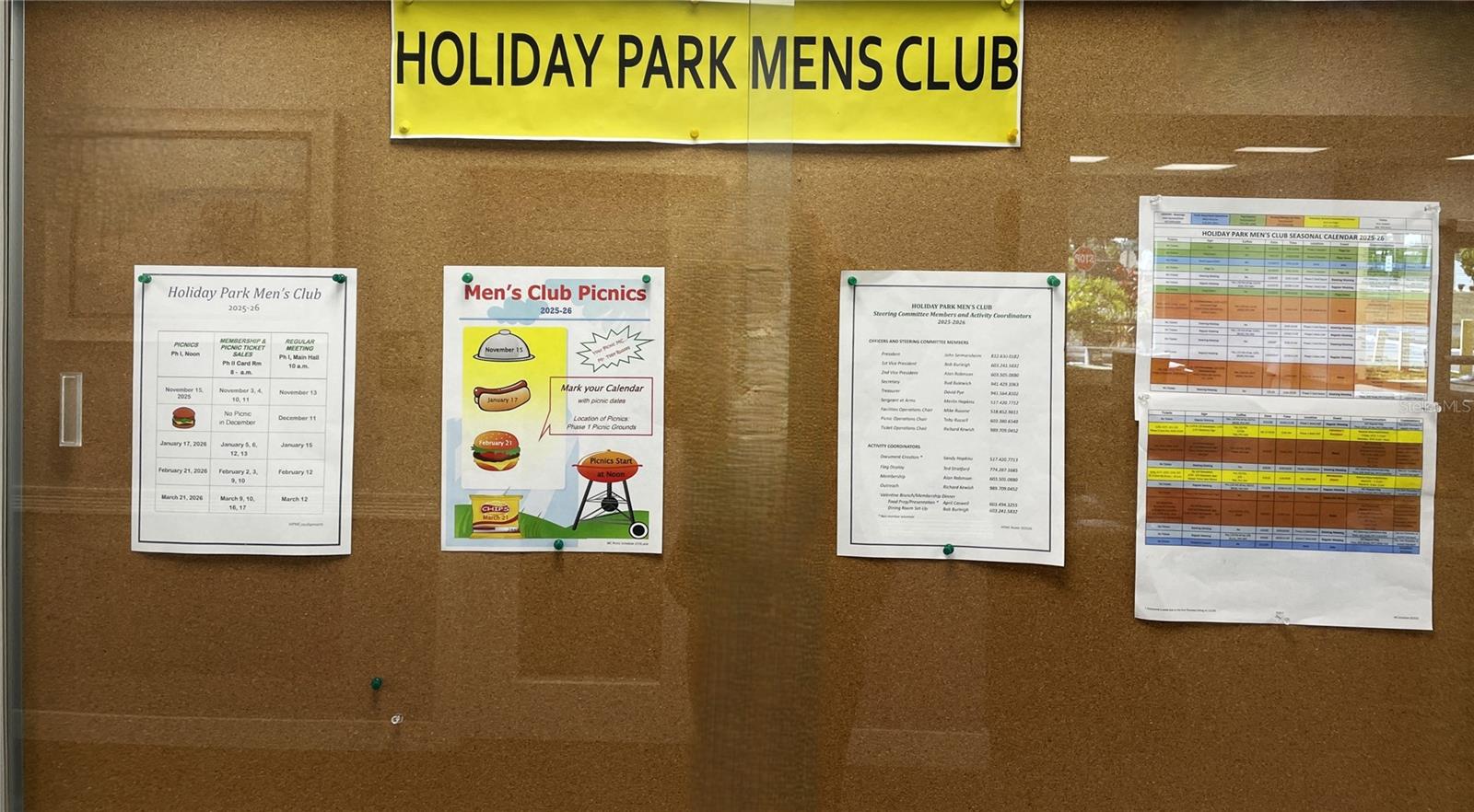 Men's Club Activities