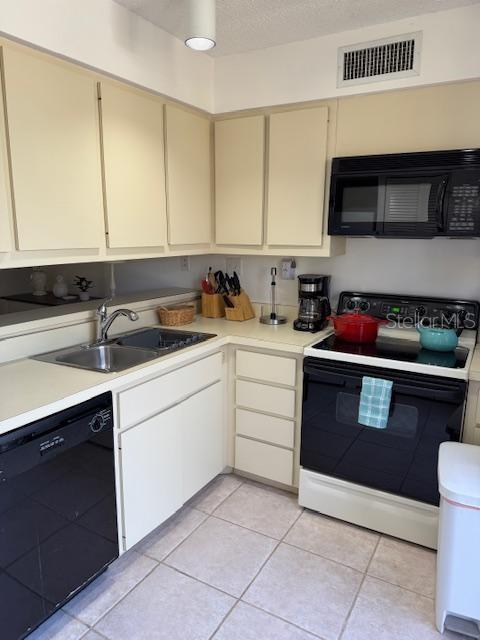 Kitchen sink, dishwasher and stove