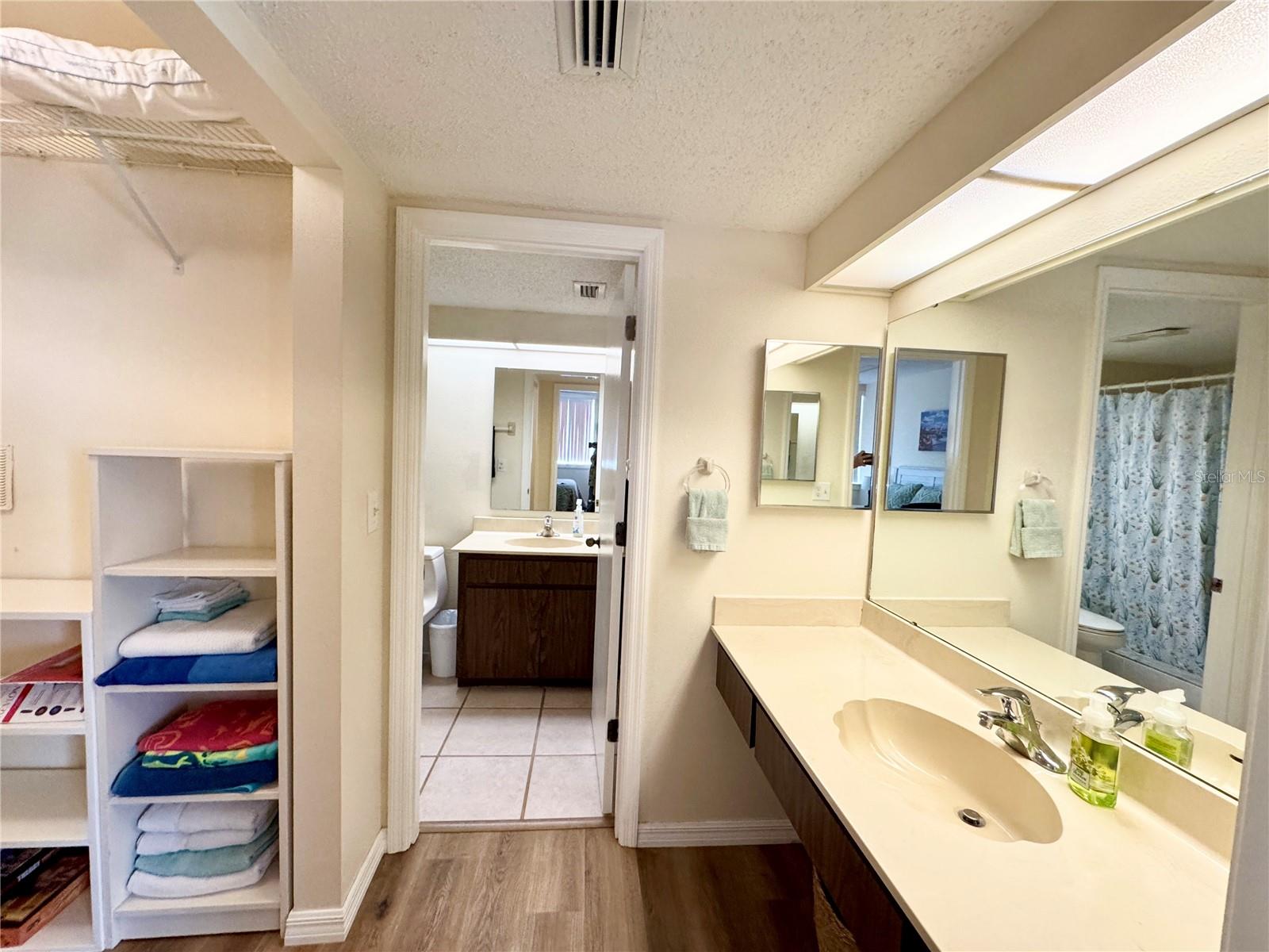 Entering Ensuite Bathroom and Dressing Area