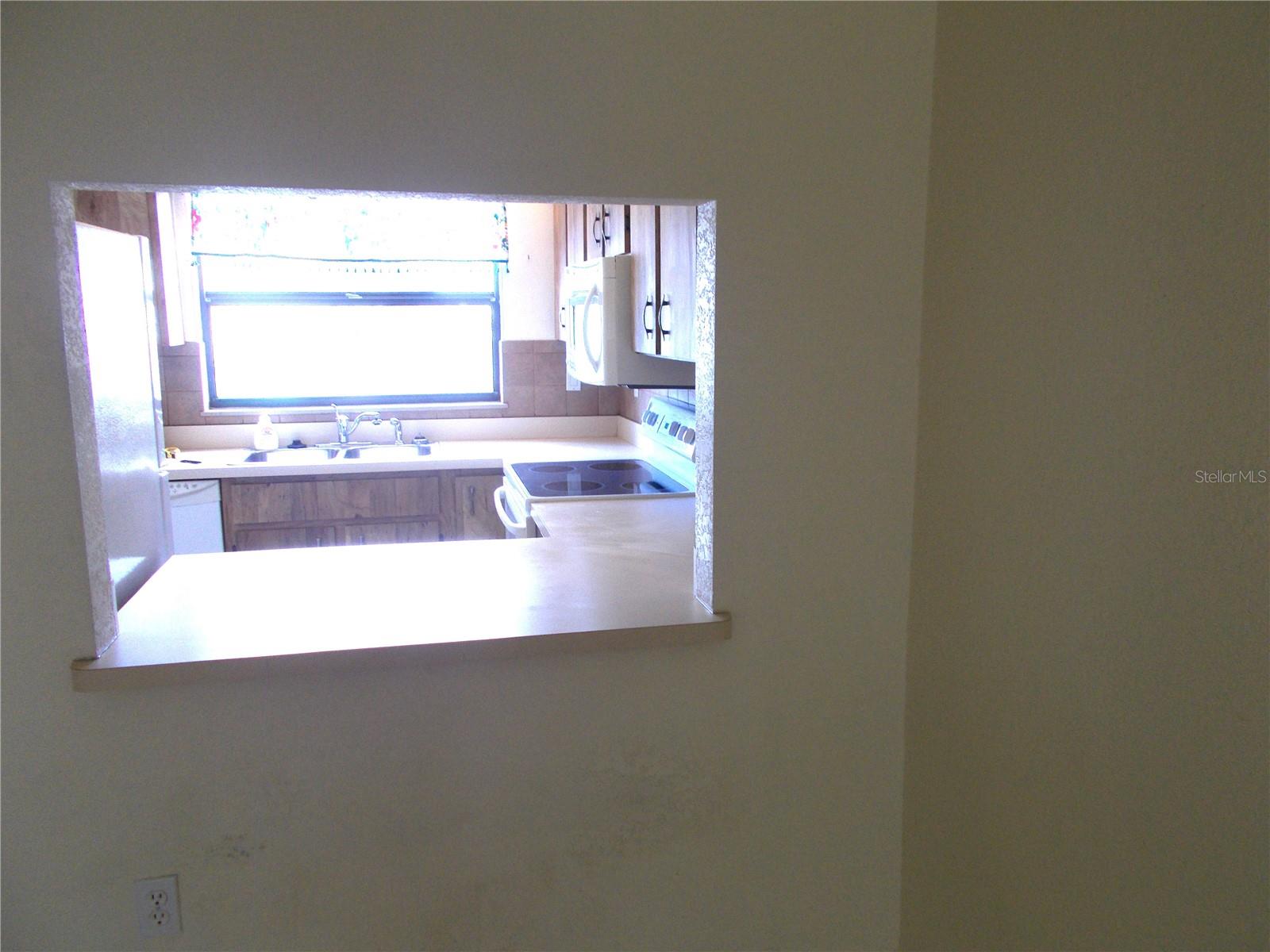 Pass thru from Dining Room