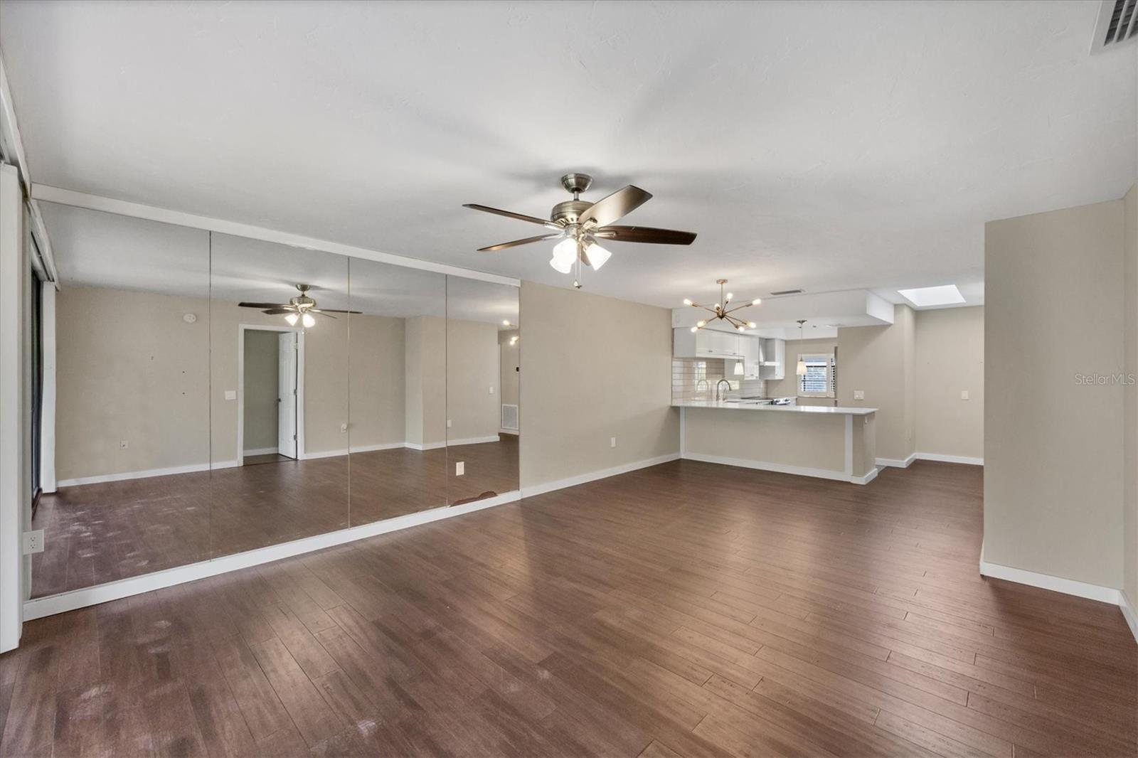 Open Kitchen/Dining/Living