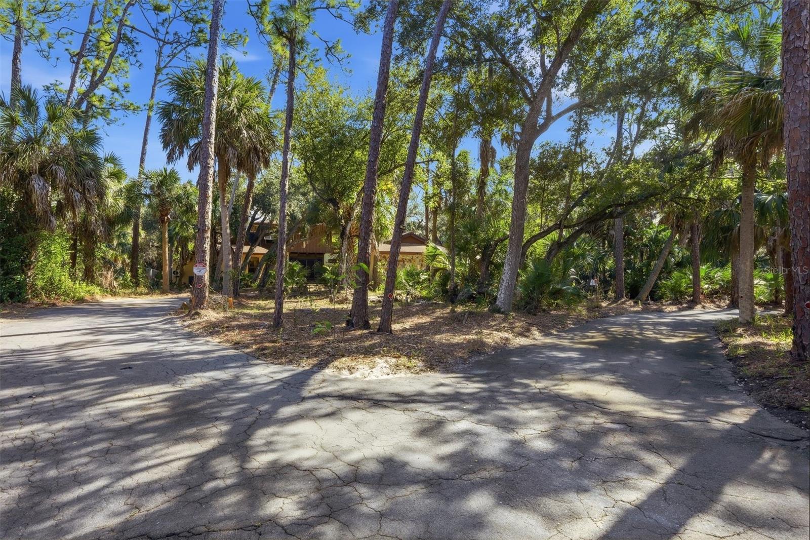 Circular Driveway to Estate