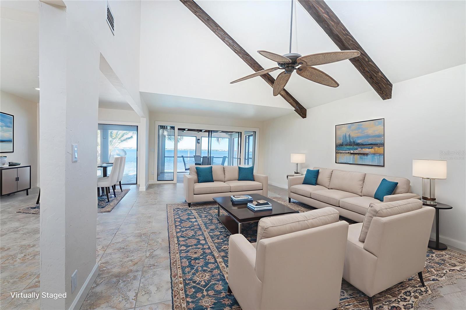 Virtually Staged Living Area