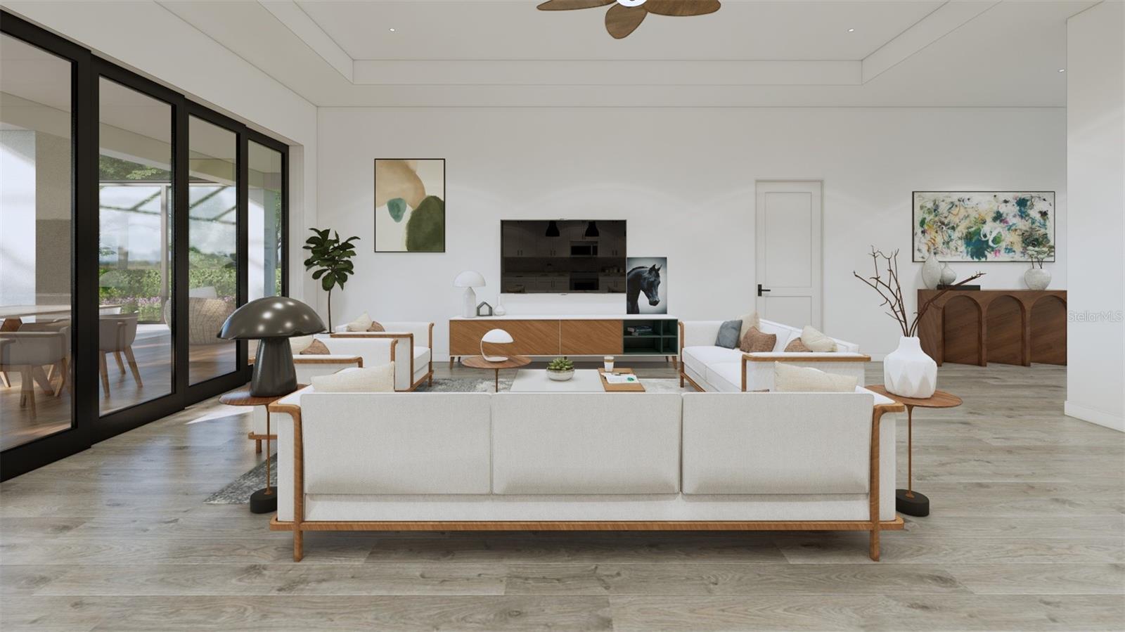 Proposed Project Rendering Living 3