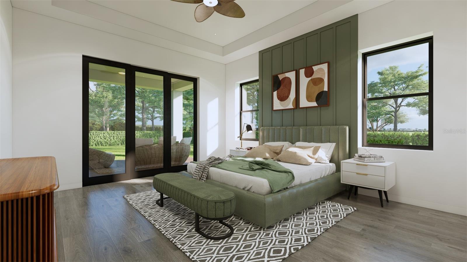 Proposed Project Rendering Master Bedroom