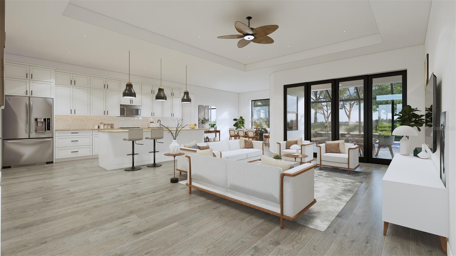 Proposed Project Rendering Living