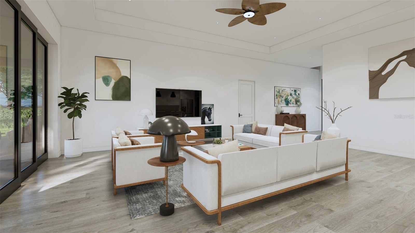 Proposed Project Rendering Living 4