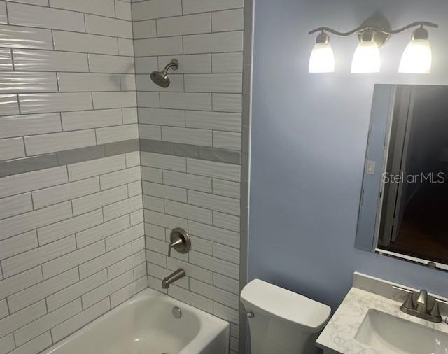 Hallway Bathroom, recently remodeled.