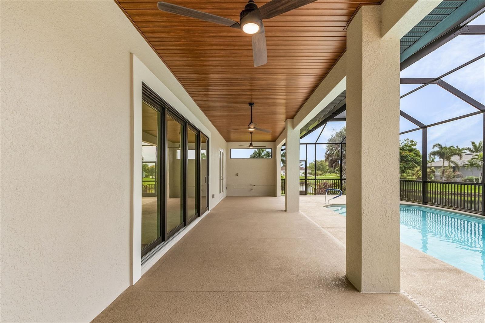 Similar lanai of previously built home