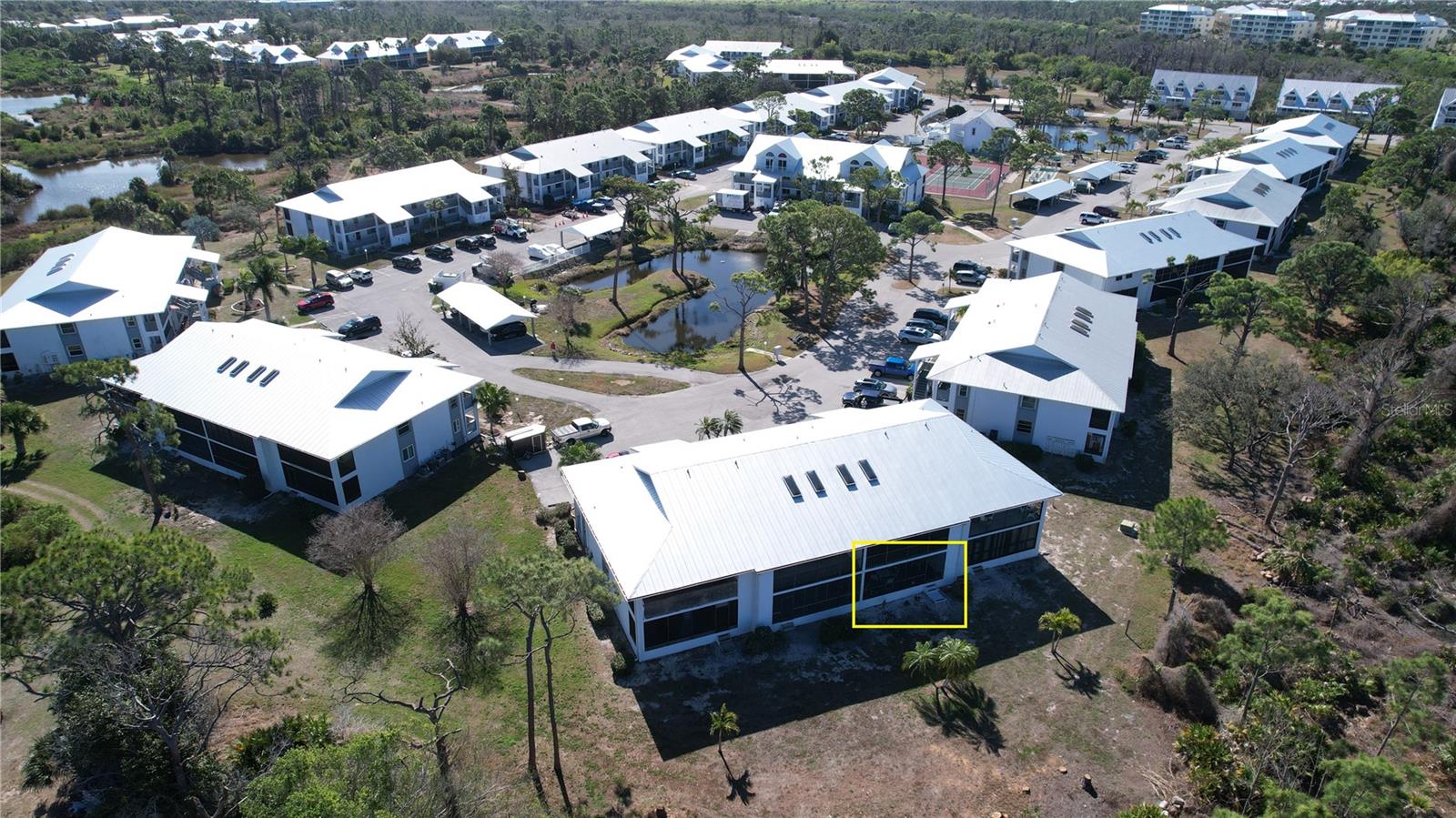 Bldg 17 Unit 163 Rear Aerial View