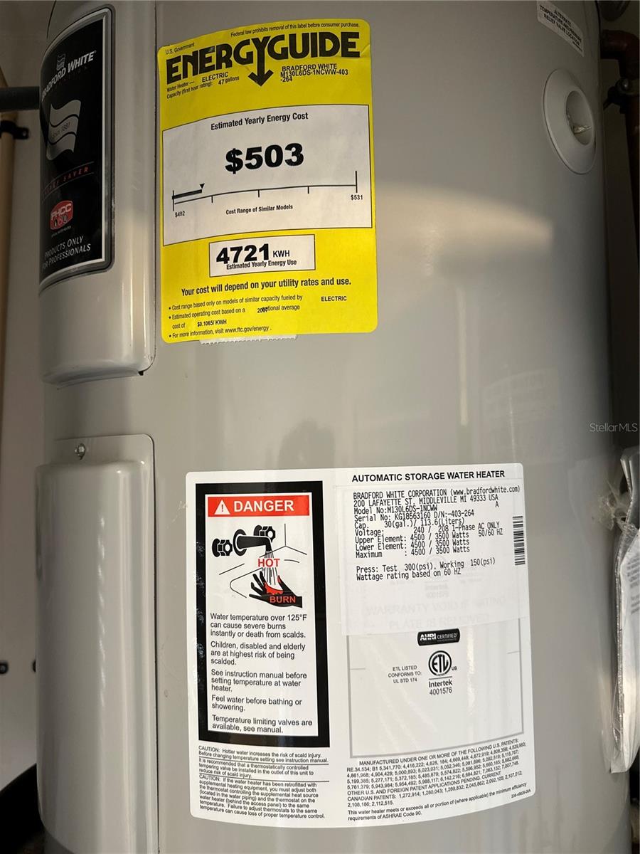 Bradford White Water Heater In Laundry at Nook