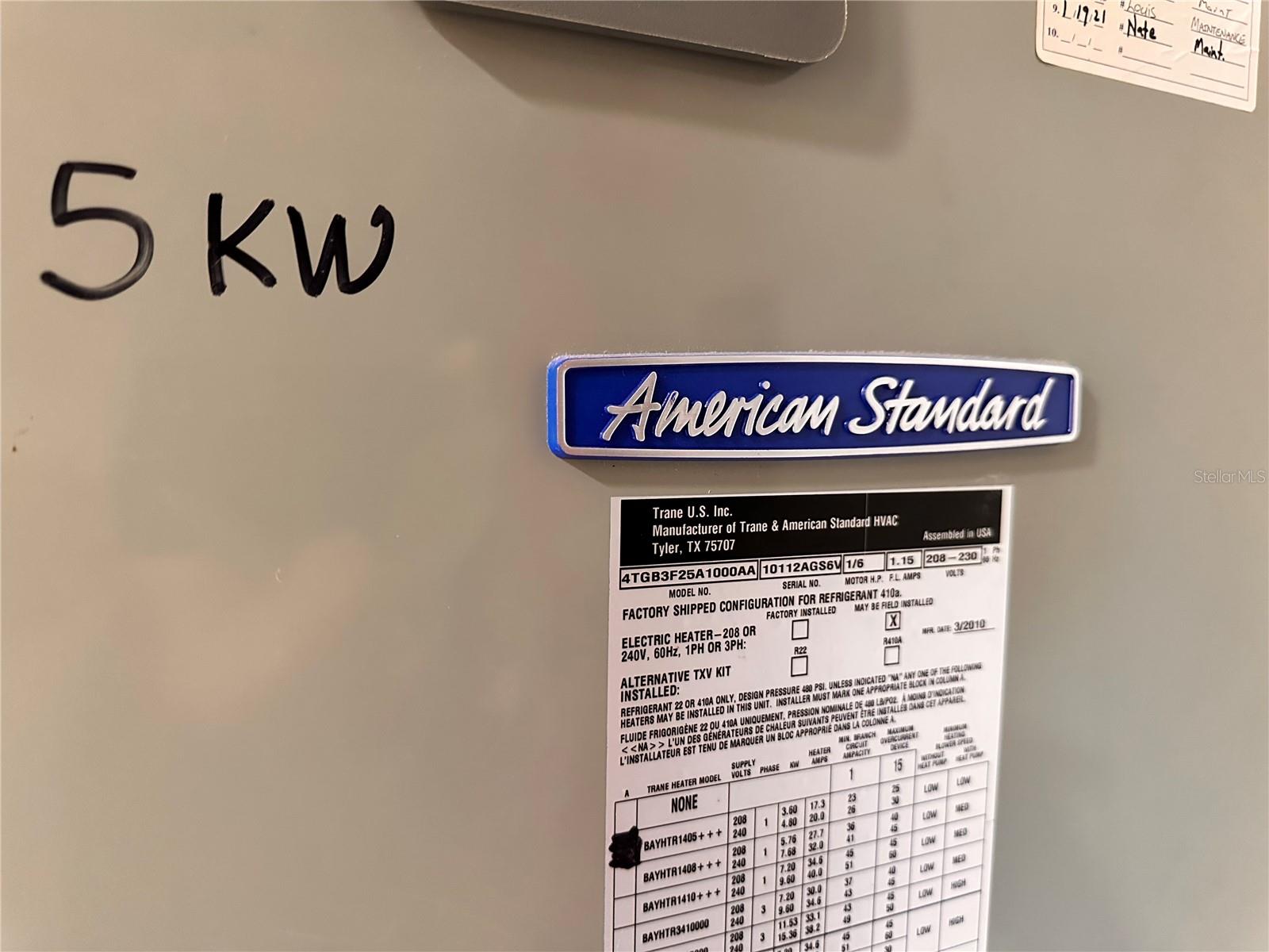 Air Handler/Master Closet