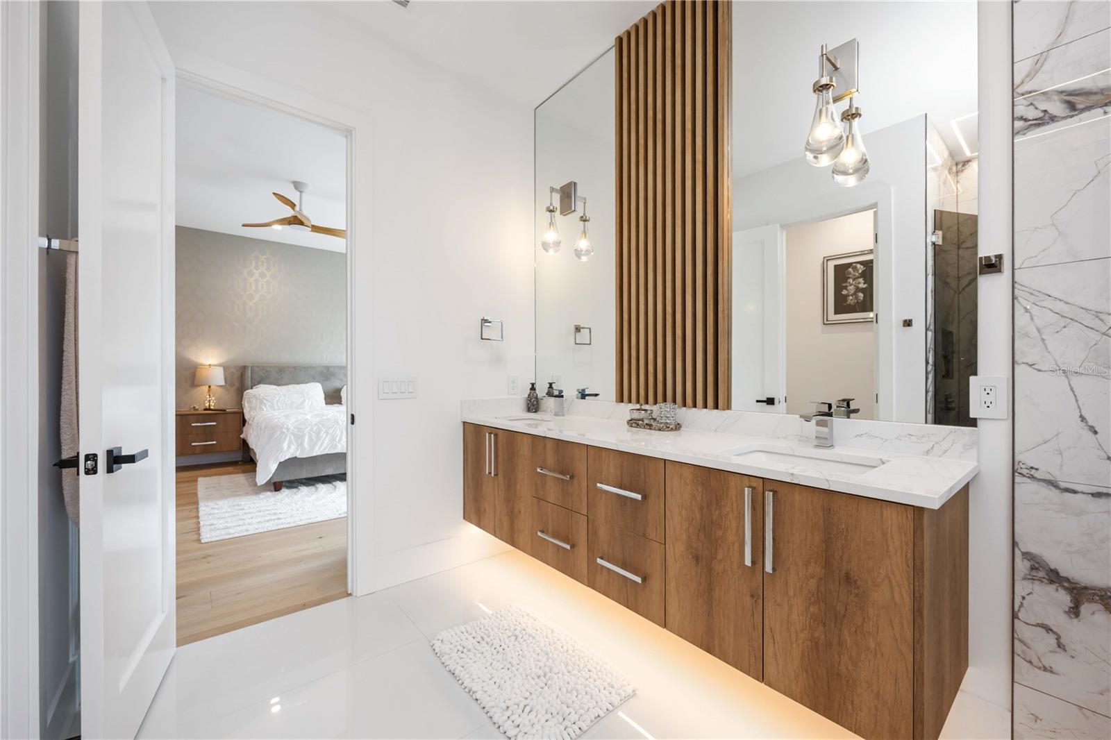 Primary Bath with Custom Vanity
