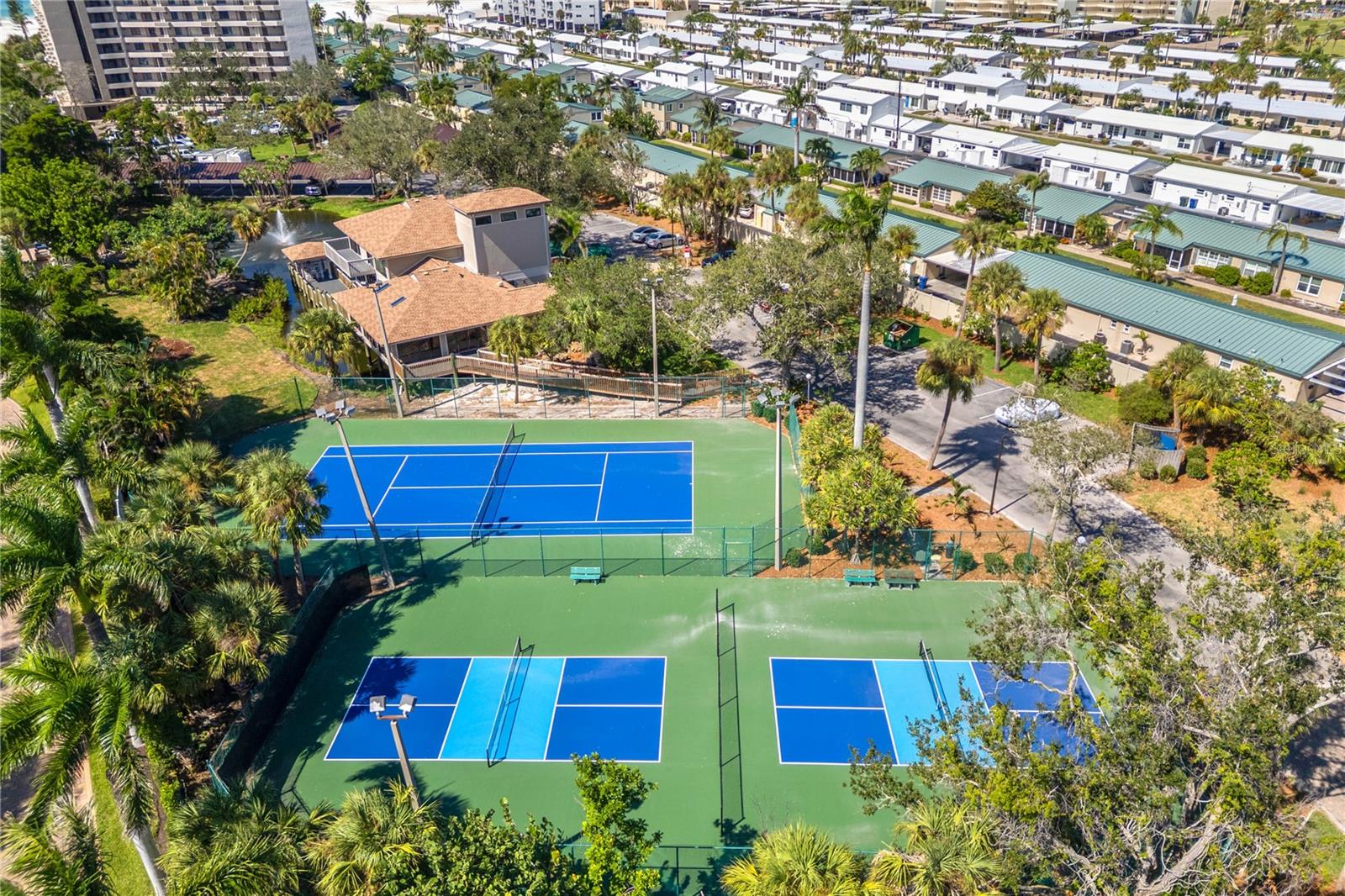 Tennis and pickle ball courts