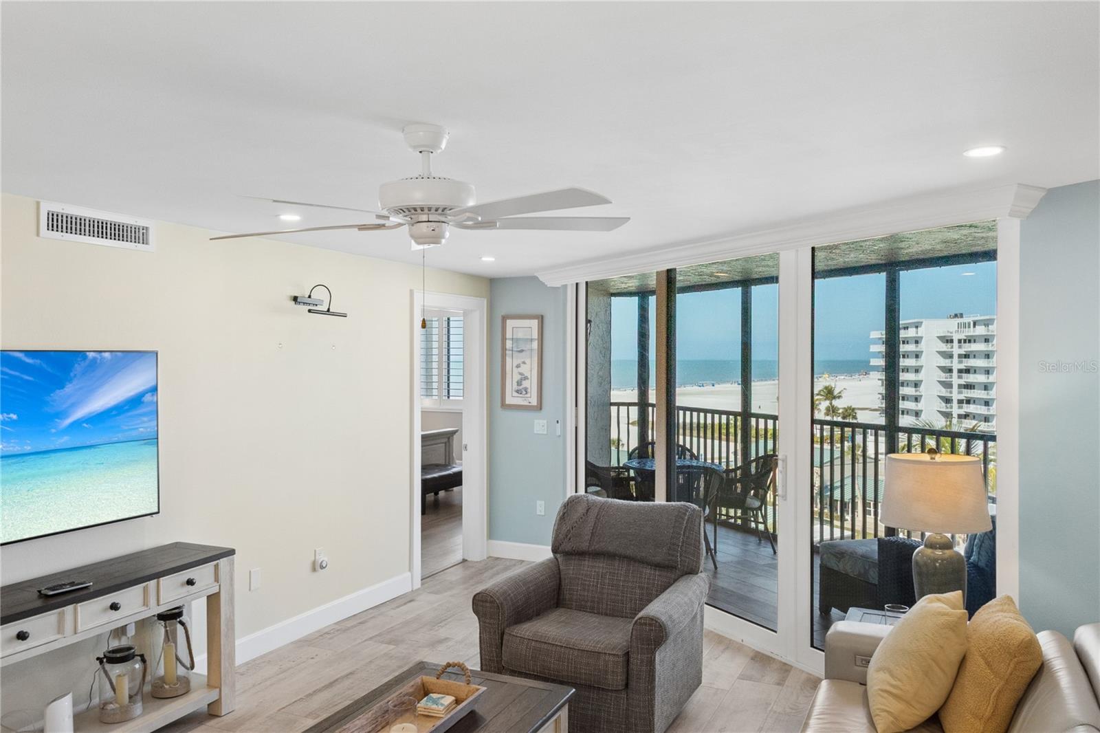 Gulf view from living area