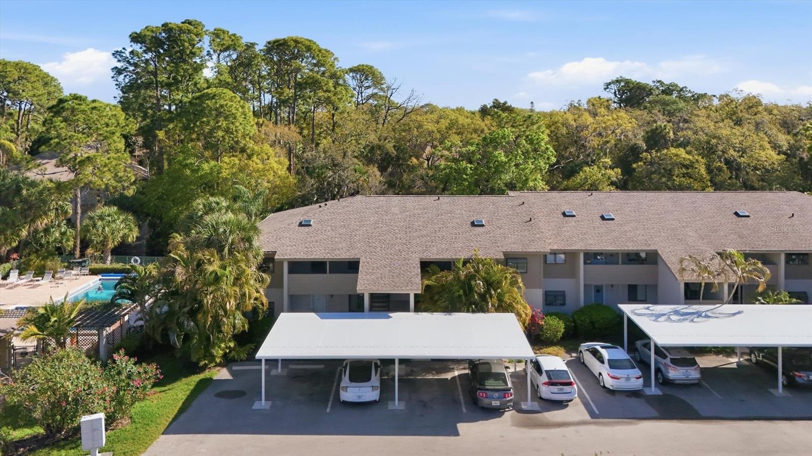 Covered Carport right in front of unit