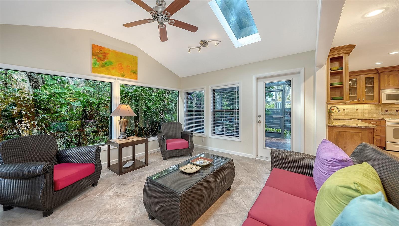 Vaulted Ceilings with Oversized Windows