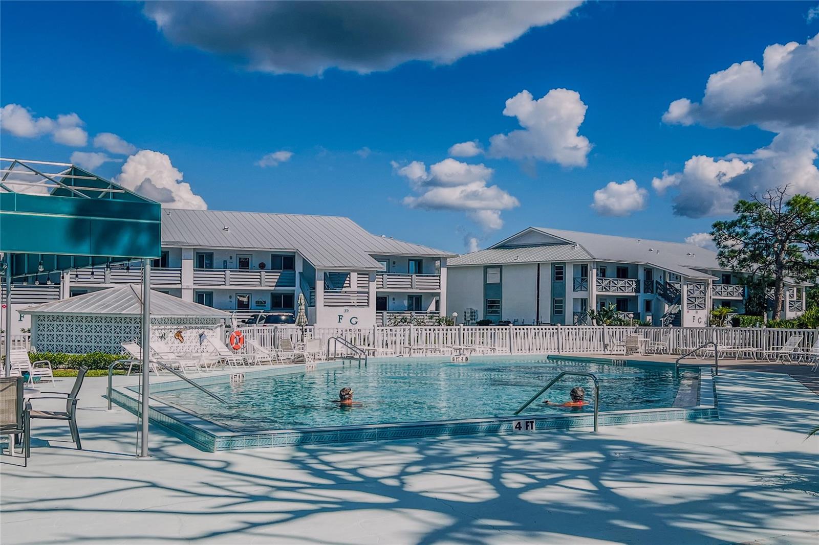 Meet new friends at the community pool!