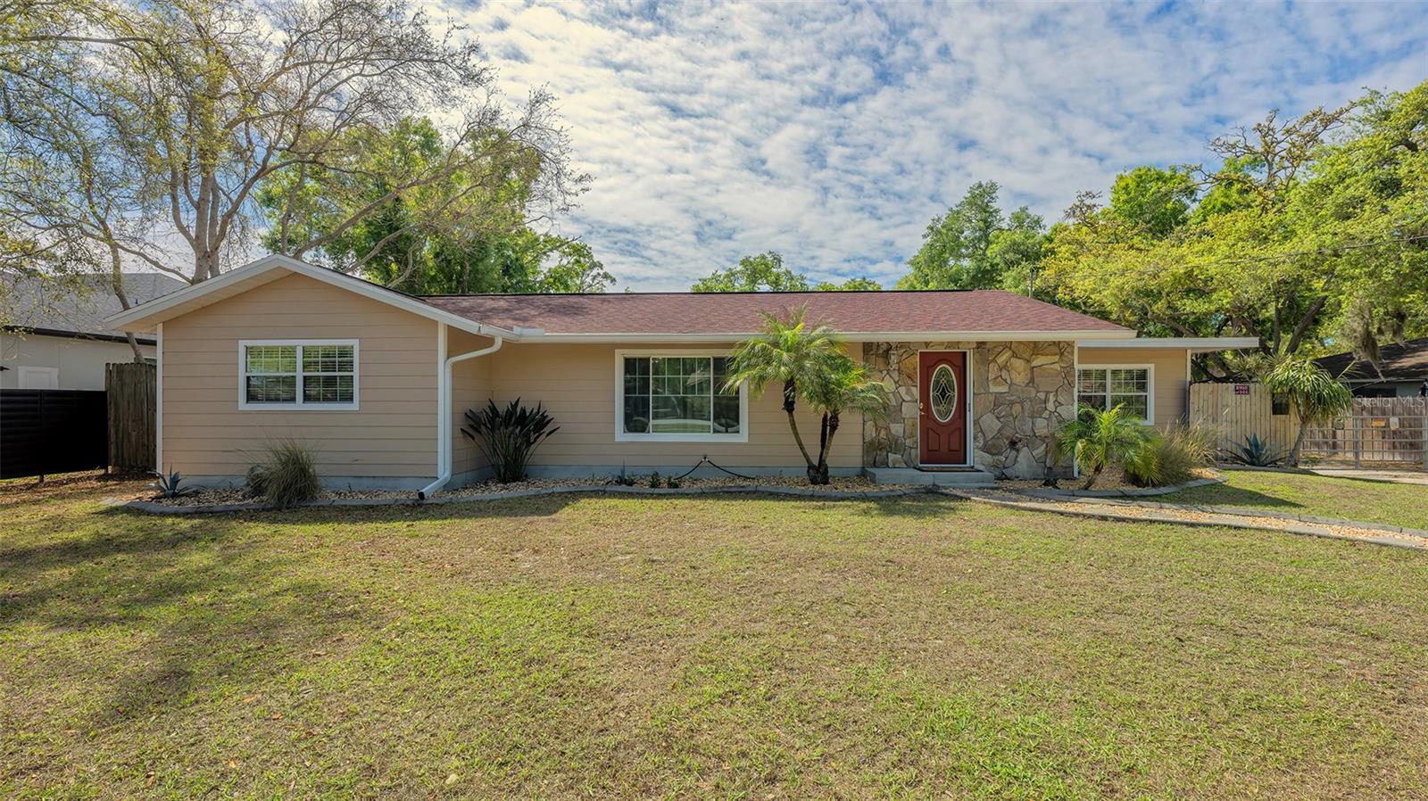 Front elevation - main house