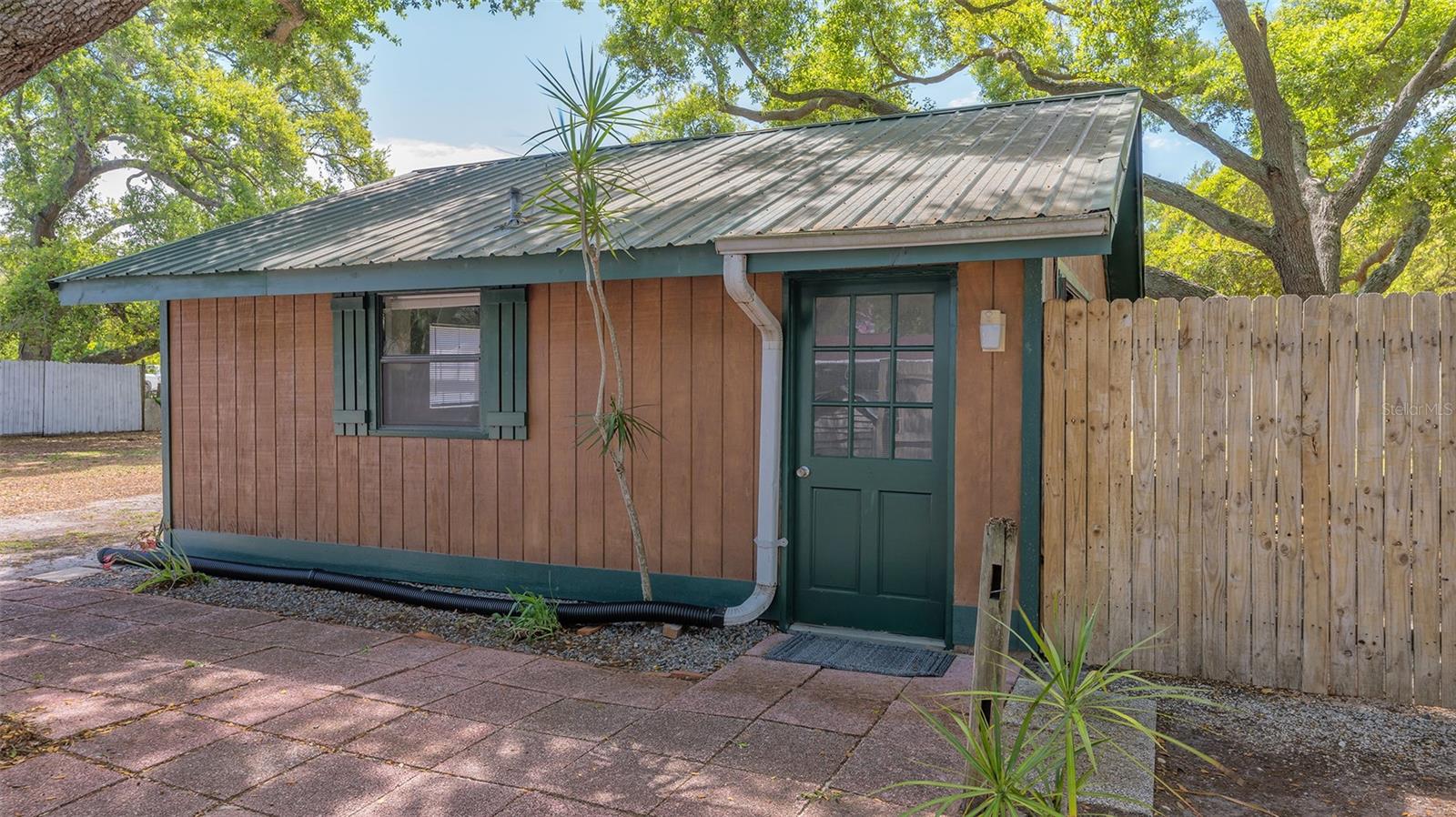 guest cottage entrance