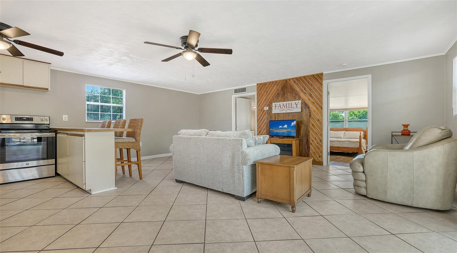 open plan cottage