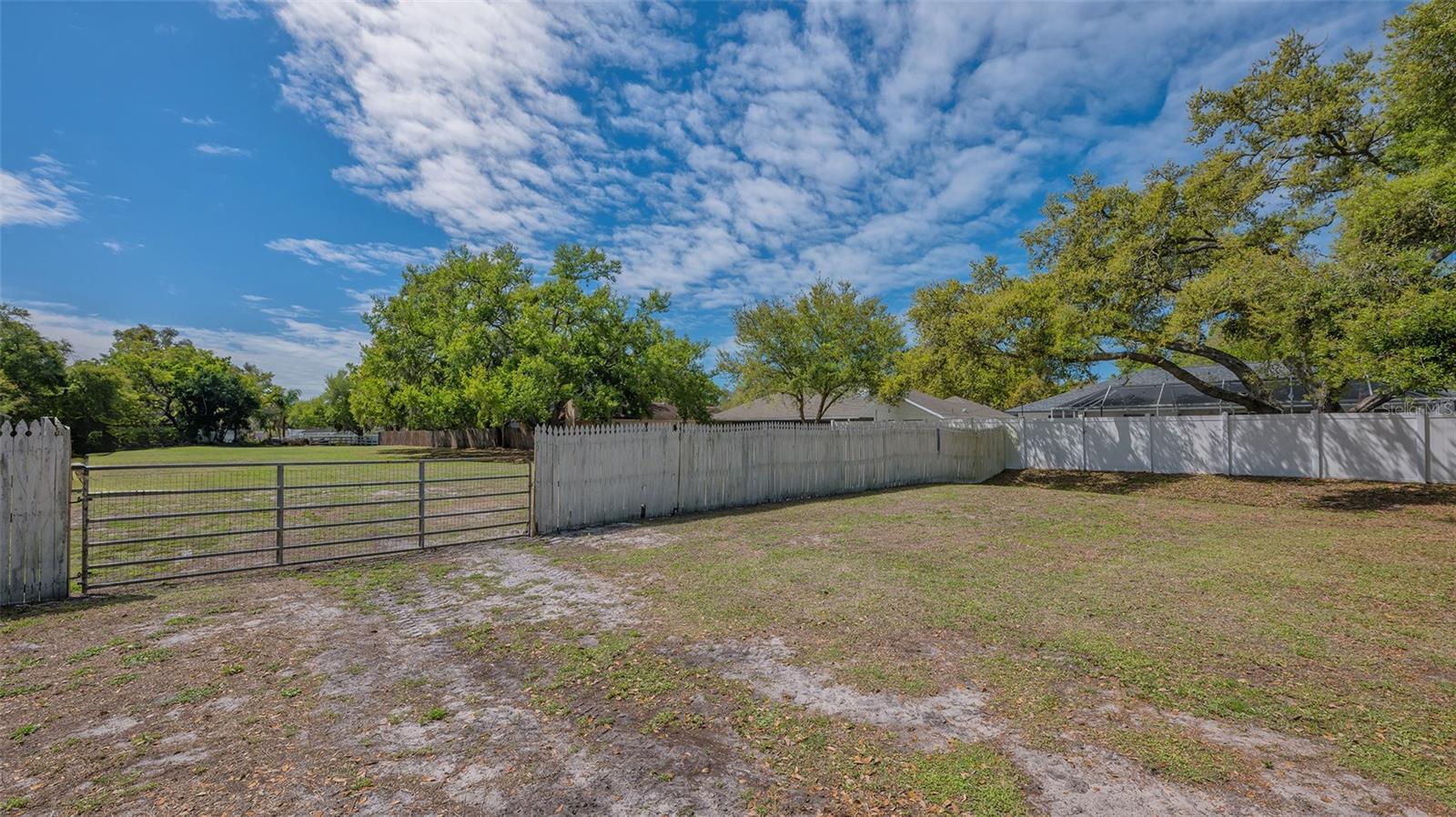 gate to pasture