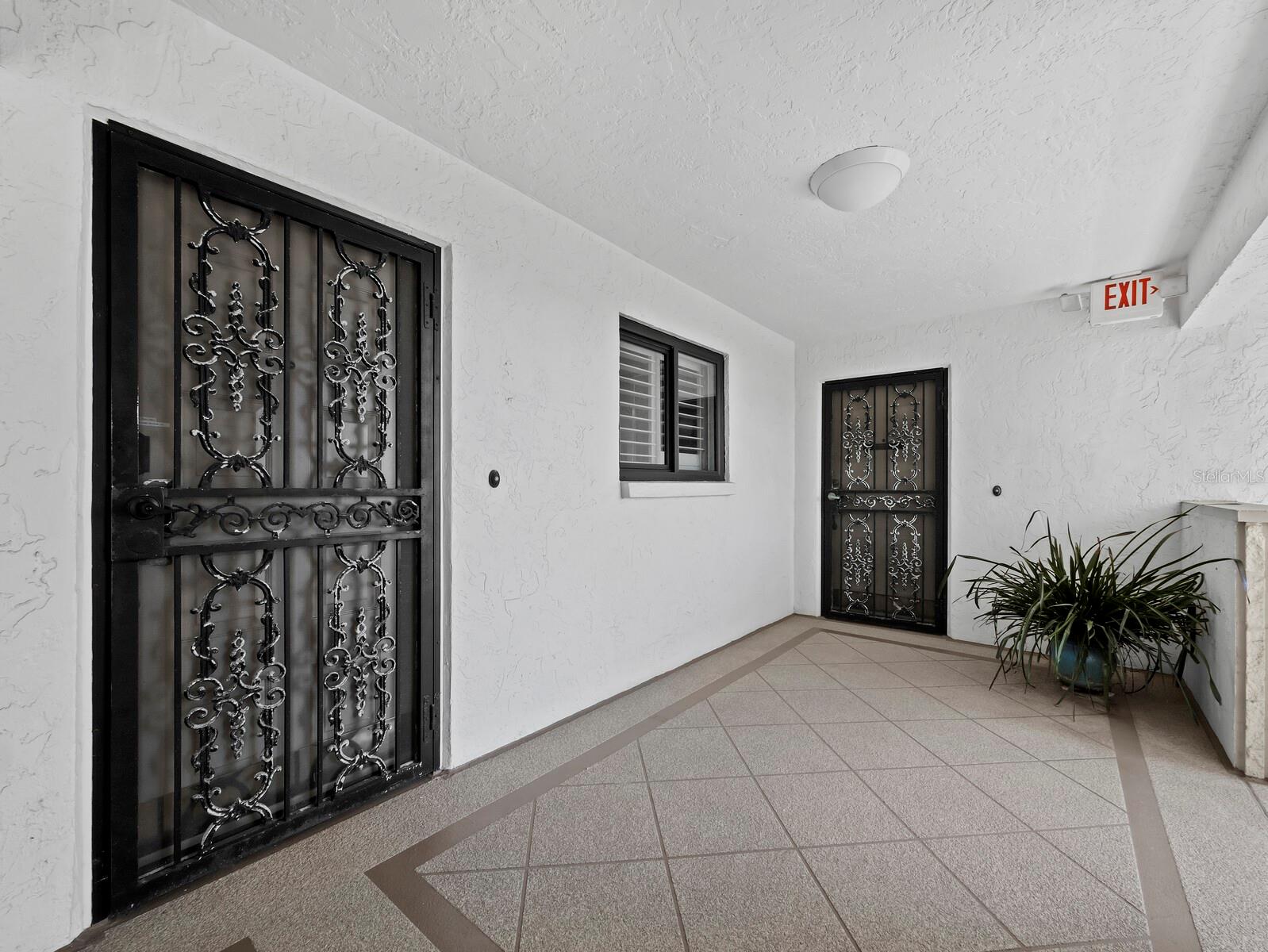 Kitchen entry door
