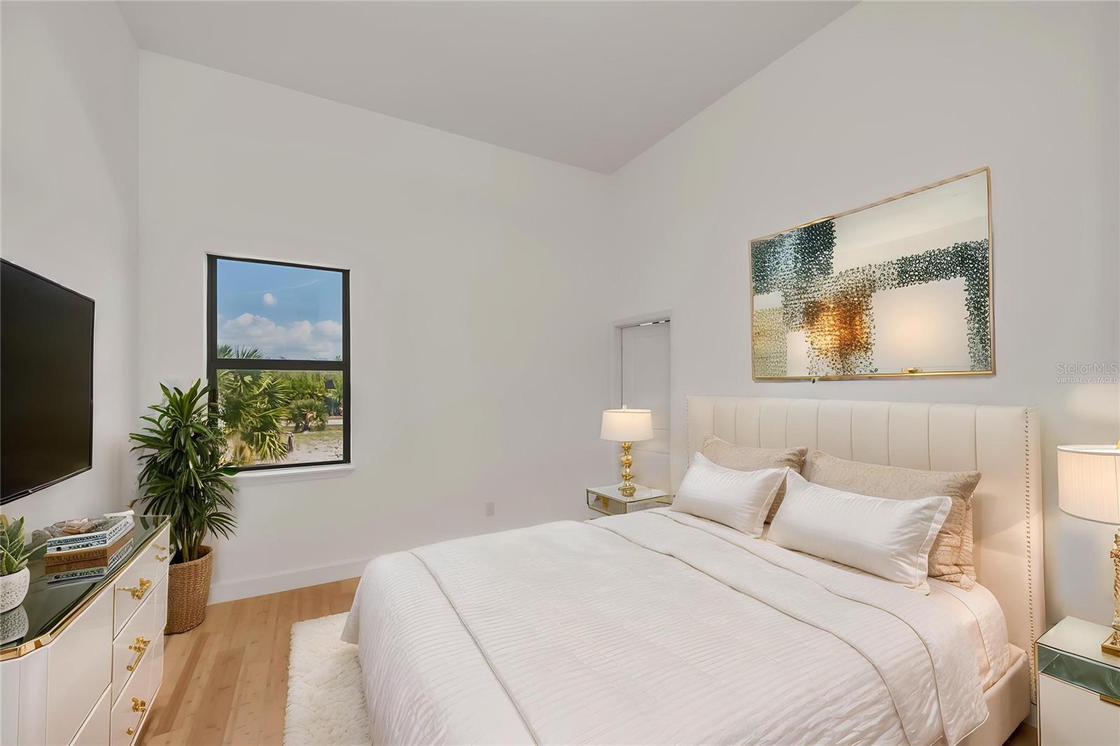 Virtually Staged Second Bedroom.
