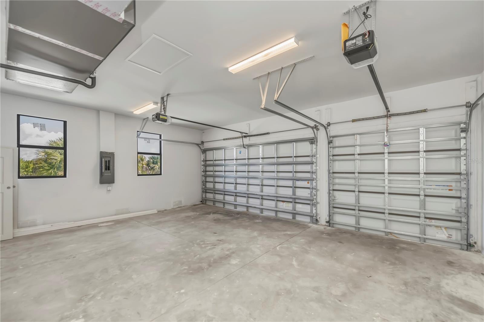 Spacious 3 Car Garage.