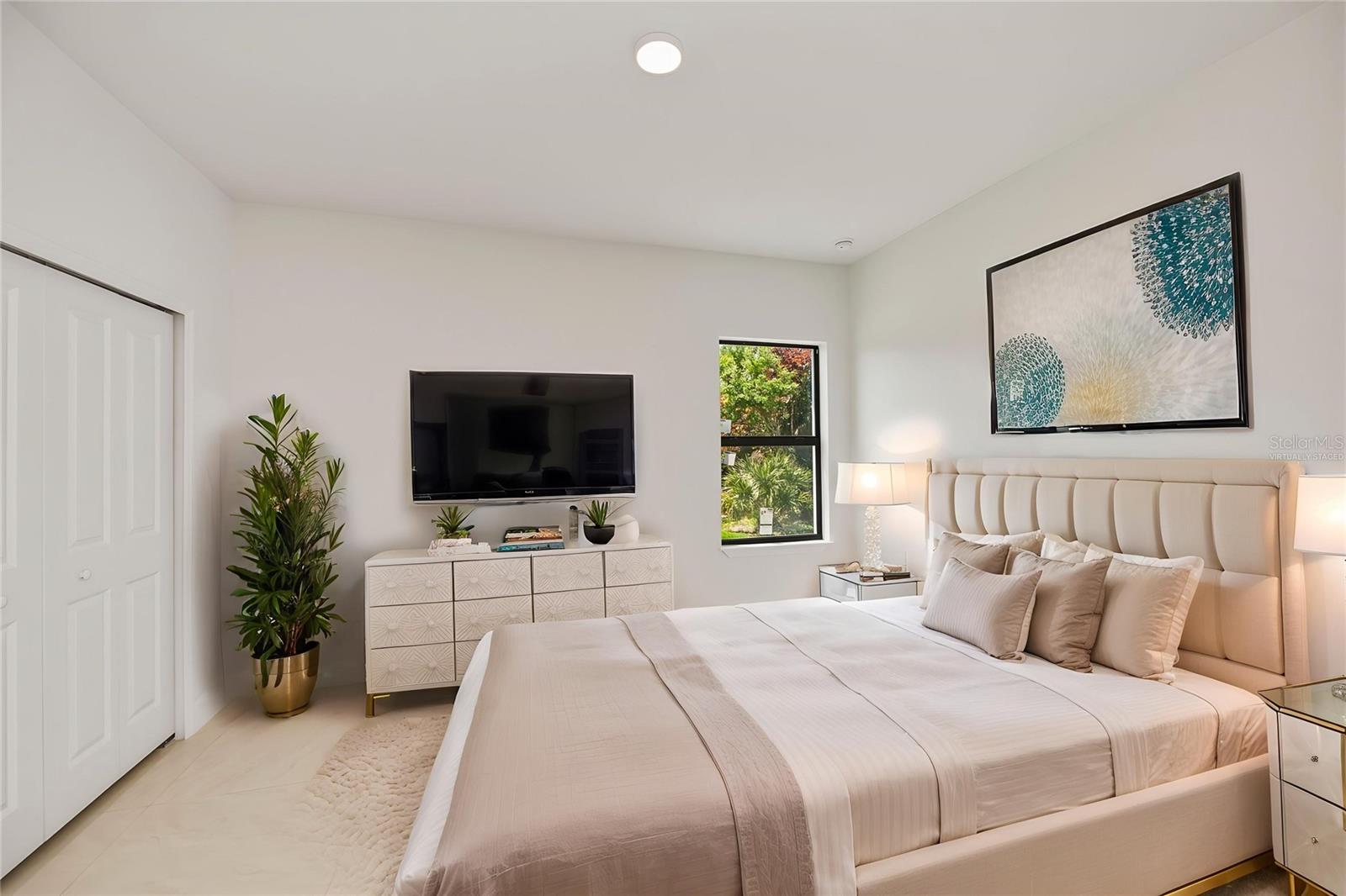 VIRTUALLY STAGED Third Bedroom