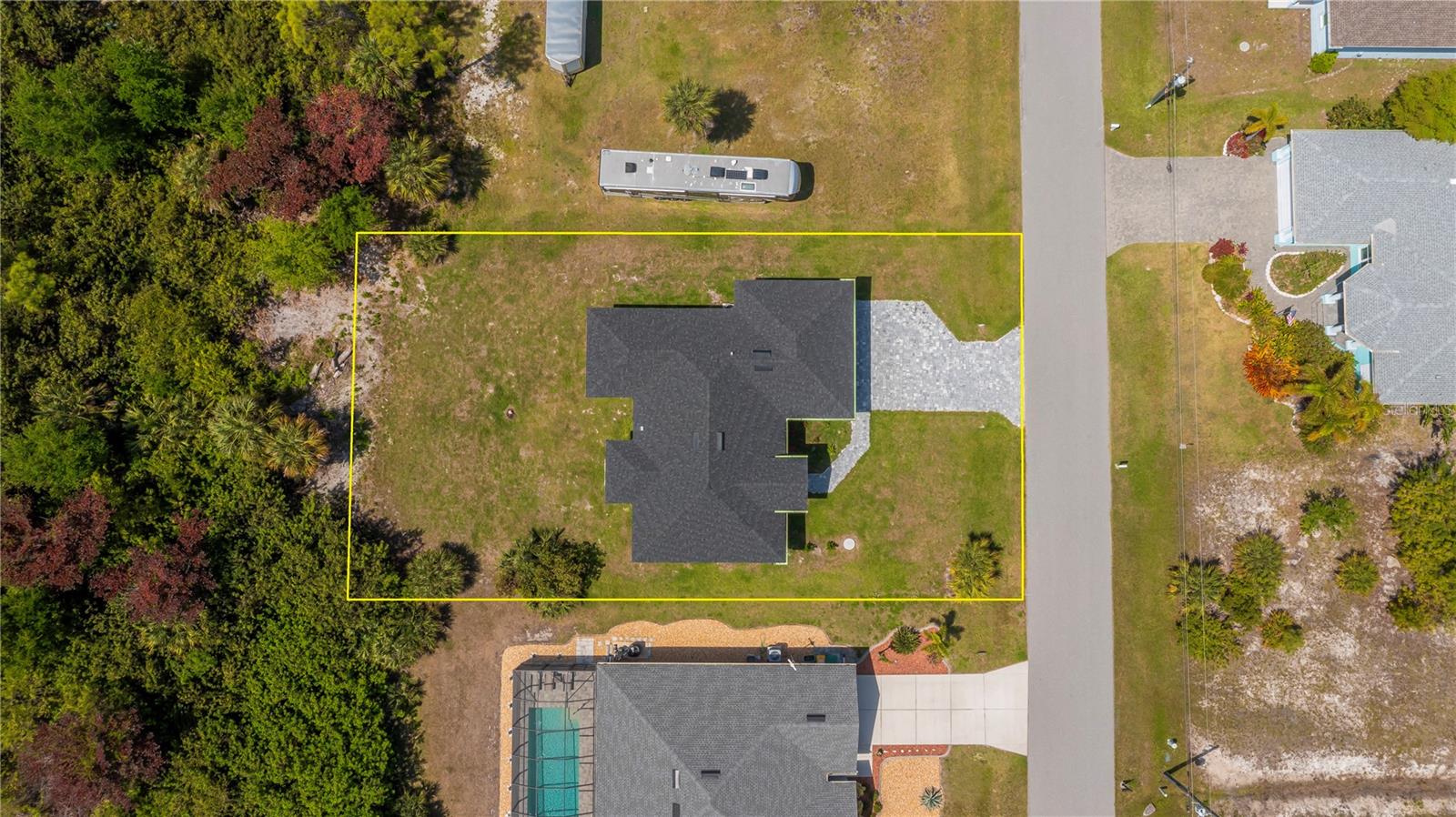 Expansive Lot and Desirable Property Layout.