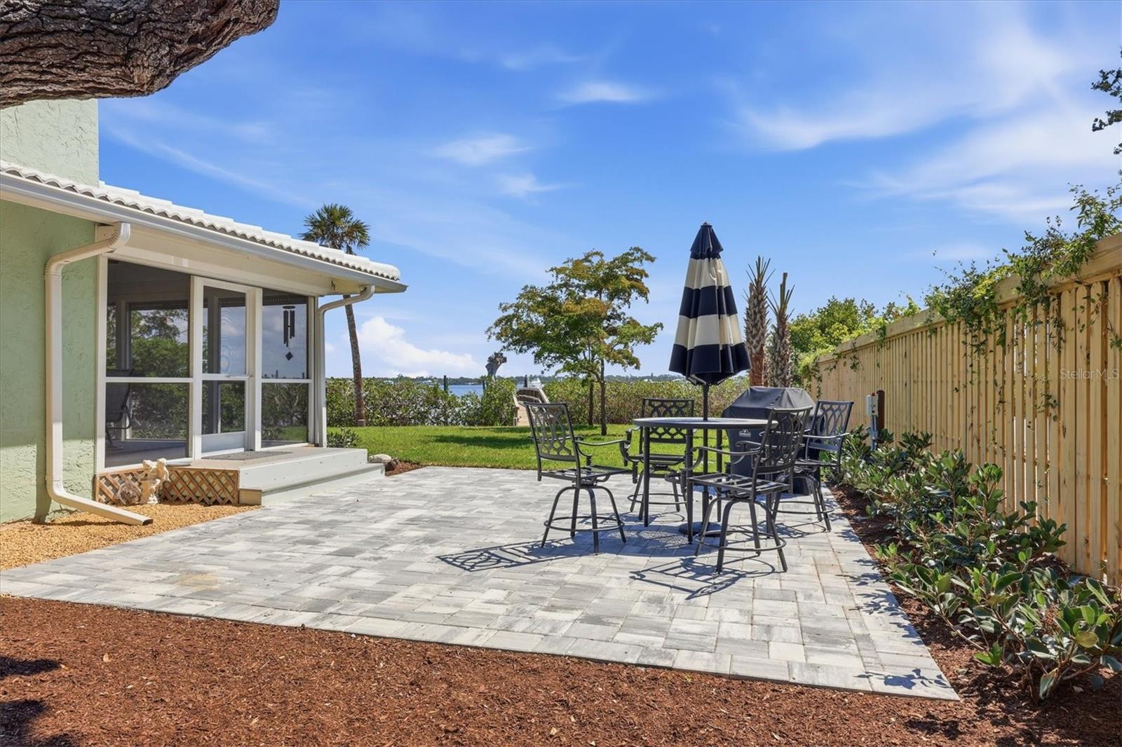 Outdoor Pavered Area