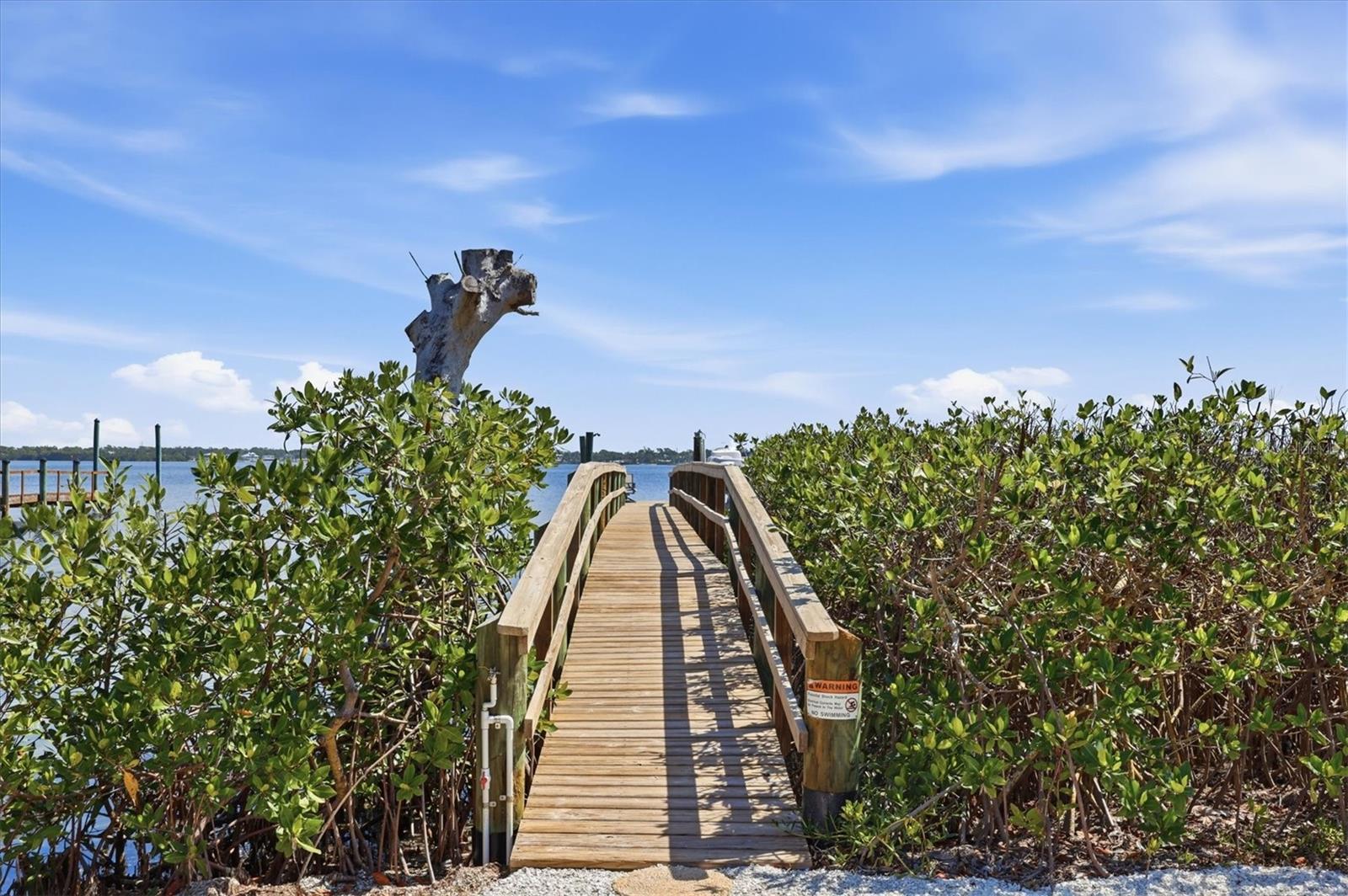 Dock Access on Lemon Bay