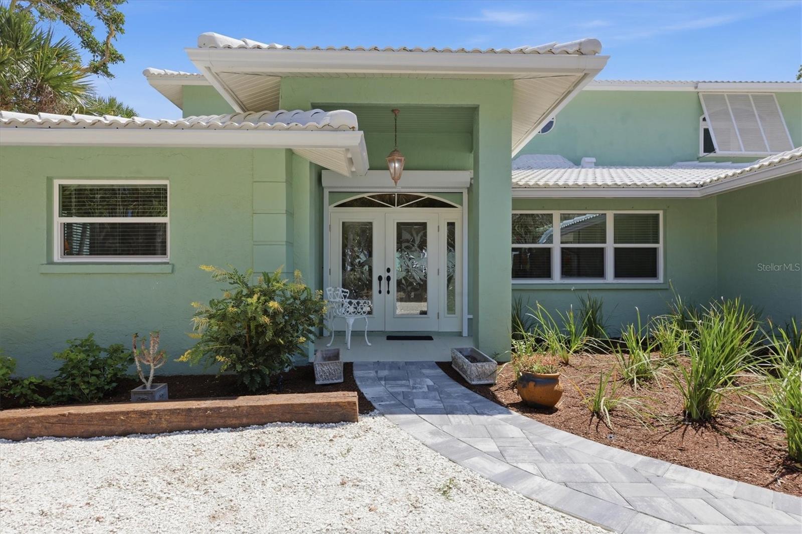 Front Entrance with Updated Landscaping