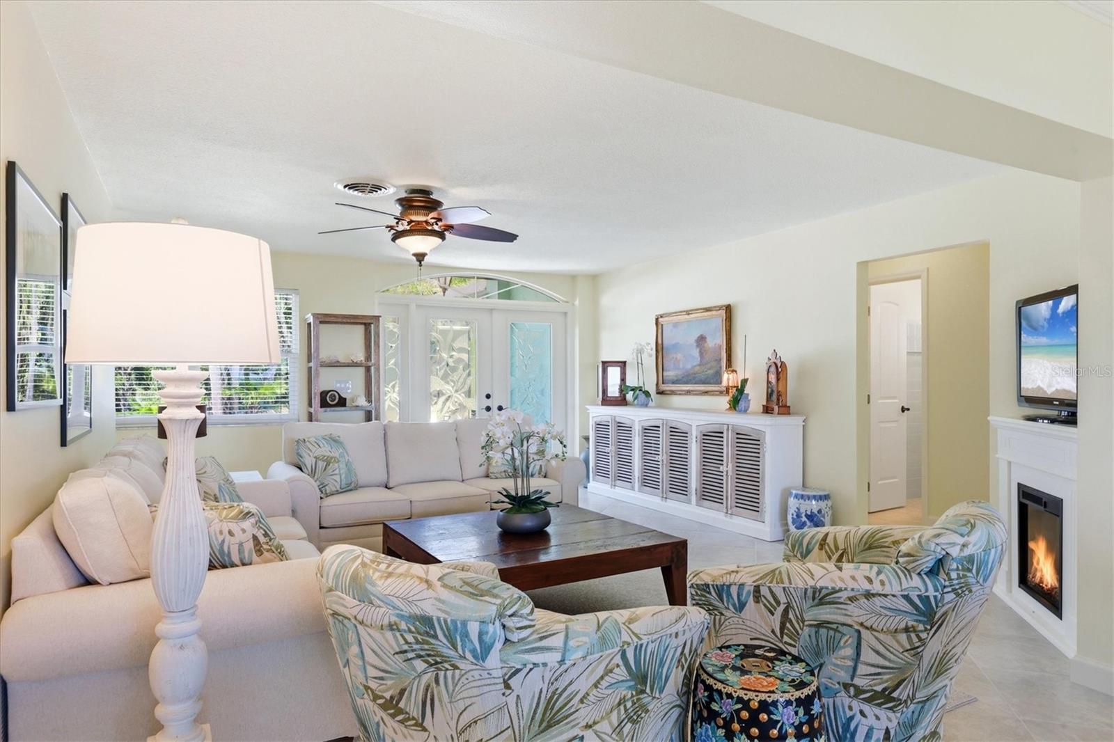 Living Area with Access to Downstairs Bedrooms
