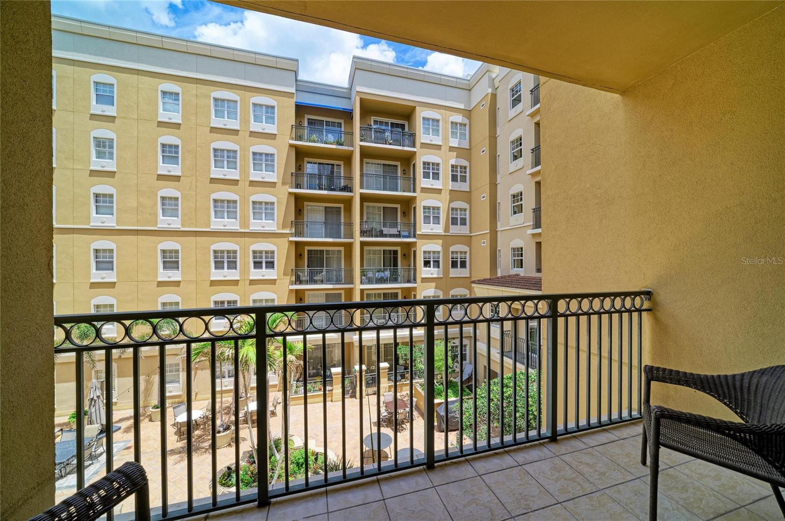 Condo Balcony View From Master Bedroom