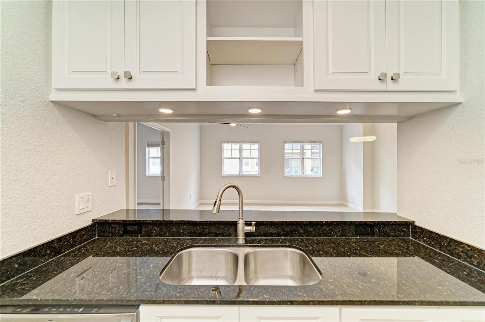 Kitchen Looking Into Living Room