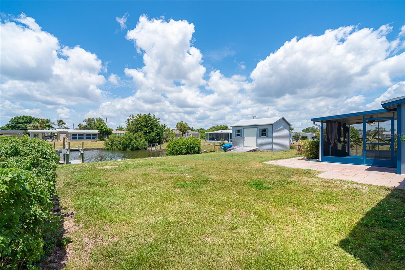 Large yard