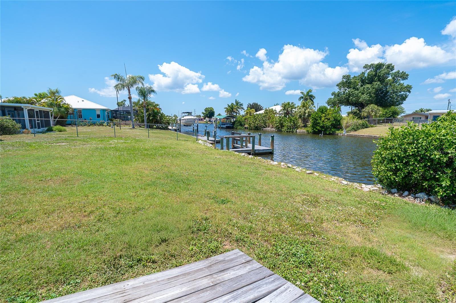 Large yard