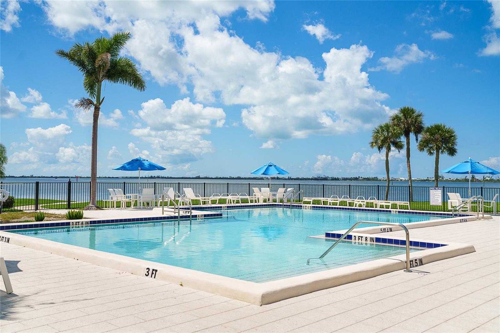 Main Pool looking out over the ICW