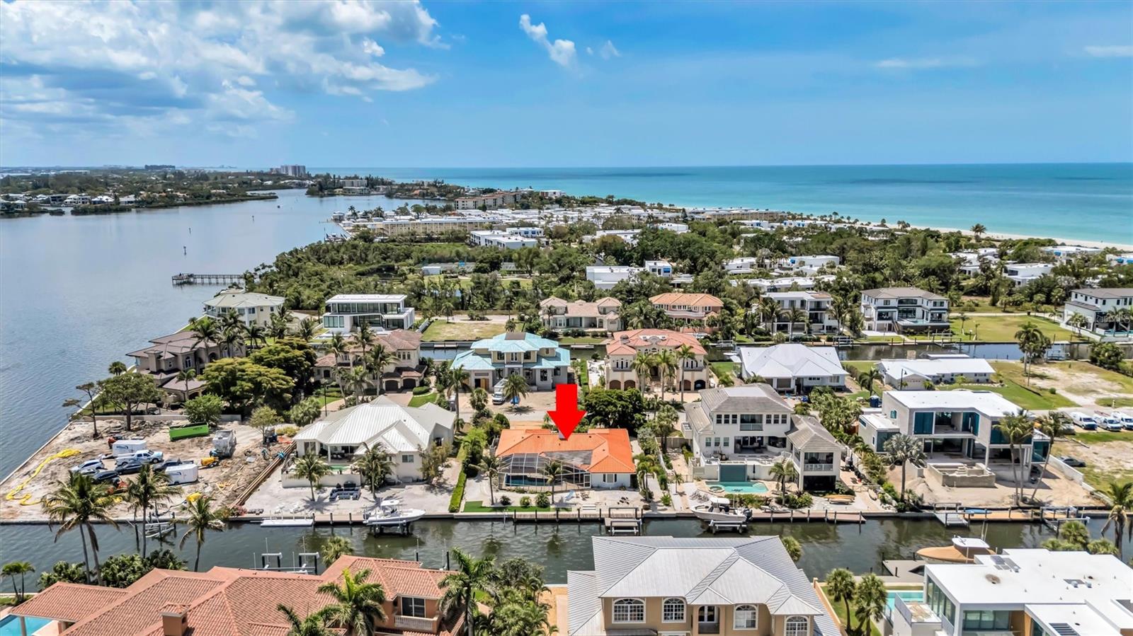 Saltwater Canal and the 3rd property in from the waterway.